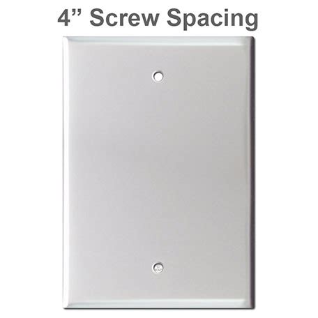 2 3 4 inch spacing electrical box cover|screw hole spacing for switch covers.